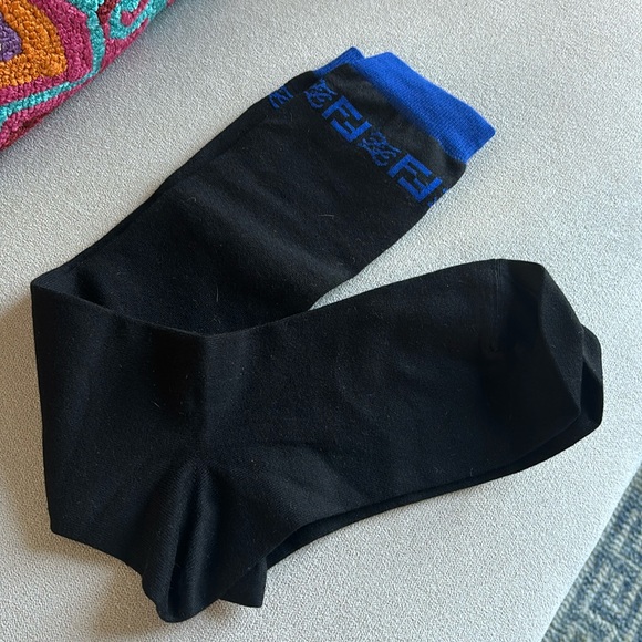 NWT Authentic Fendi Logo Socks - Picture 2 of 3